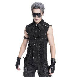 košile pánská (vesta) DEVIL FASHION - Punk - SHT138