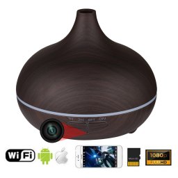 Kamera v difuzoru - Spy FULL HD kamera s Wifi/P2P + funkční aroma difuzér