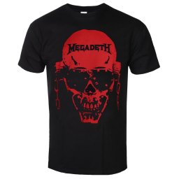 tričko pánské Megadeth - Contrast Red - ROCK OFF - MEGATS03MB