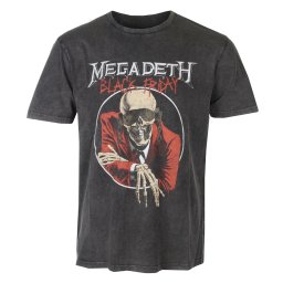 tričko pánské Megadeth - Black Friday Stone Wash - ROCK OFF - MEGASTNW32MC