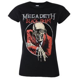 tričko dámské Megadeth - Black Friday - ROCK OFF - MEGATS32LB