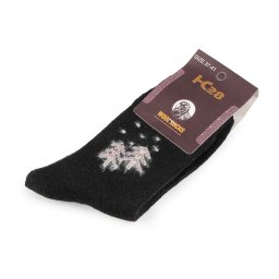 Ponožky vlněné teplé unisex, barva 5 černá