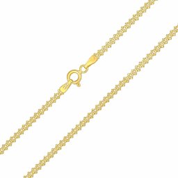 Silvego Zlatý náhrdelník Loreno ze žlutého zlata – 2,7 mm - FNN1928NGY