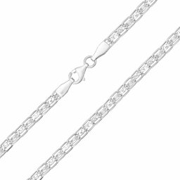 Silvego Zlatý náhrdelník Nilnix z bílého zlata - 3,5 mm - FNN1093NGW