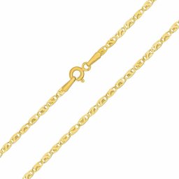 Silvego Zlatý řetízek Valentino ze žlutého zlata s mírně broušenými očky - 2 mm - FNN1081NGY