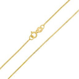 Silvego Zlatý řetízek Box ze žlutého zlata - 0,8 mm - FNN1027NGY
