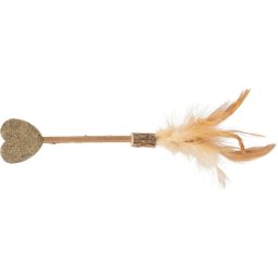 Matatabi tyčka se srdíčkem ze šanty kočičí - hračka pro kočky