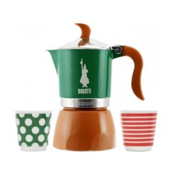 Moka konvice Bialetti Moka POP Fiammetta 3 Green
