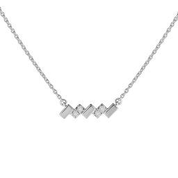 Silvego Diamantový náhrdelník Odelia (0,03 ct) z bílého zlata - DNN4166NGWD
