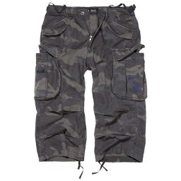 Kraťasy 3/4 INDUSTRY vintage DARK CAMO vel. S