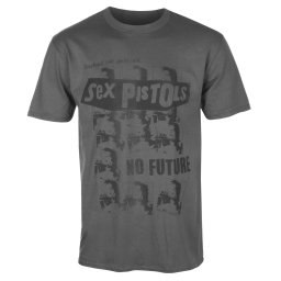 tričko pánské Sex Pistols - No Future - Grey - LOW FREQUENCY - SEP003TS