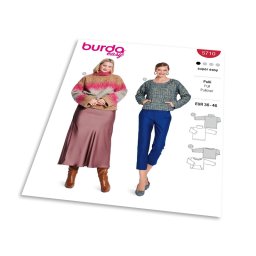 Střih Burda 5710 - Rolák, svetr