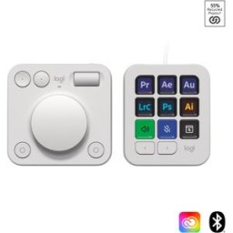 Logitech MX Creative console, Pale Grey