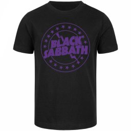 tričko dětské Black Sabbath - (Emblem) - black - purple - METAL-KIDS - 809.25.8.91