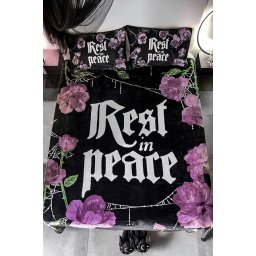 deka (přehoz) KILLSTAR - Grave Bloom - Black - KSRA013049
