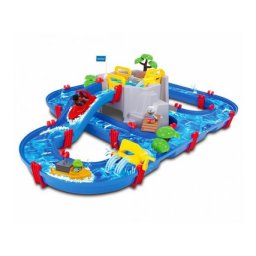 BIG AquaPlay Vodní dráha Mountain Lake s jeskyní & skluzavkou a přehradou + 2 figurky