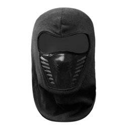 Ninja Kukla - zateplená fleece pro muže a ženy černá