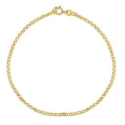 Silvego Zlatý náramek Fox ze žlutého zlata 1,7 mm - FNN1205BGY