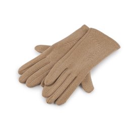 Dámské rukavice přechodní, dotykové, barva 1 béžová