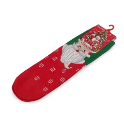 Dámské / dívčí vánoční ponožky, barva 8 červená Santa