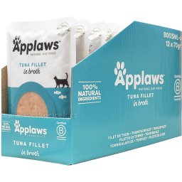 Applaws tuňák ve VÝVARU MULTIPACK - kapsička pro kočky 12x70 g