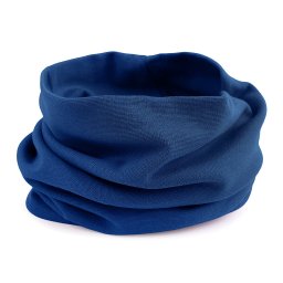 Bavlněná čepice / nákrčník unisex, barva 70 modrá královská nákrčník