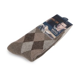 Pánské ponožky vlněné zimní, barva 2 béžová