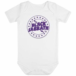 body dětské Black Sabbath - Emblem - white/purple - Metal-Kids - 809.30.7.91