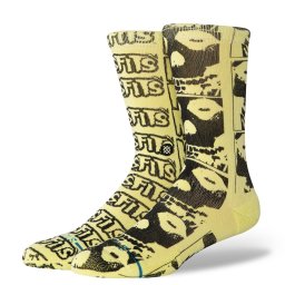 ponožky MISFITS - COLLECTION - CREW/MEL/L - STANCE - A555C25COL-MEL