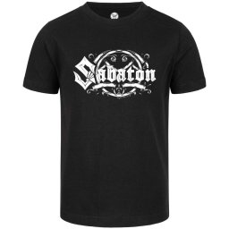 tričko dětské Sabaton - Crest - black/white - METAL-KIDS - 819.25.8.7