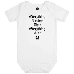 body dětské Motörhead - Everything Louder... - white/black - METAL-KIDS - 472.30.7.8
