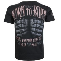 tričko pánské YAKUZA - Born to Burn - Premium - 3915_black