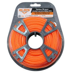 RURIS Žací lanko hliníkové 3,0 mm x 53 m 30053TMC25A