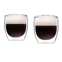 Klarstein Glaswerk Altino, dvoustěnná termo sklenice, 250 ml, ručně vyrobené, borosilikátové sklo