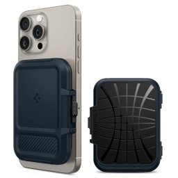 Spigen Lock Fit magnetický držák / MagSafe peněženka na karty - Metal Slate