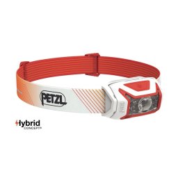 PETZL svítilna čelová ACTIK CORE ČERVENÁ
