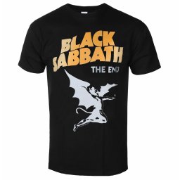 tričko pánské Black Sabbath - The End Cover Logo Black - 12552100
