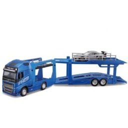 Bburago 1:43 STR FIRE Multicar Carrier - Volvo FH16 w/Porsche 911 GT2 RS