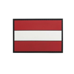 101INC nášivka vlajka RAKOUSKO barevná plast VELCRO 8x5cm