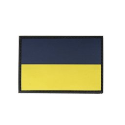 101INC nášivka vlajka UKRAJINA barevná plast VELCRO 8x5cm