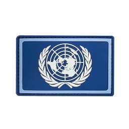 101INC nášivka vlajka UN barevná plast VELCRO 8x5cm