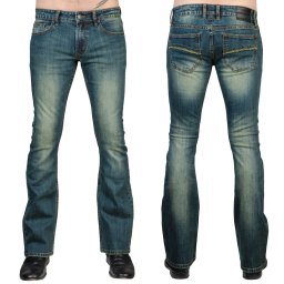 kalhoty unisex (jeans) WORNSTAR - Hellraiser - Vintage Blue - WSP-HRBV