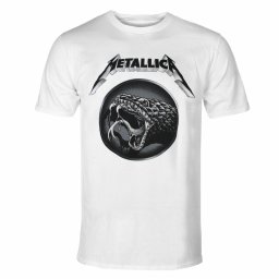 tričko pánské Metallica - Black Album Poster - White - METTS80MW