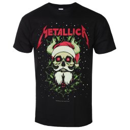 tričko pánské Metallica - Santa Horns - ROCK OFF - METTS102MB