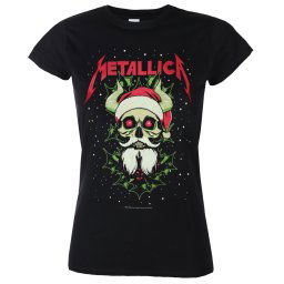 tričko dámské Metallica - Santa Horns - ROCK OFF - METTS102LB