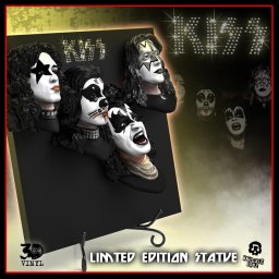 dekorace (3D vinyl) Kiss - Debut Album - KNBZ-3DVKISS1