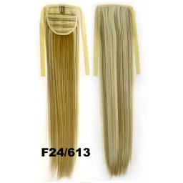 Girlshow Culík, cop rovný na zavazování 57 cm - F24/613 (melír platinově plavé v beach blond)