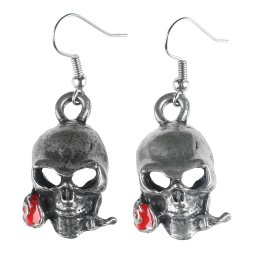 náušnice Skull - PSY729