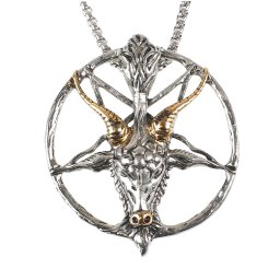 obojek Baphomet Gold - PSY1066