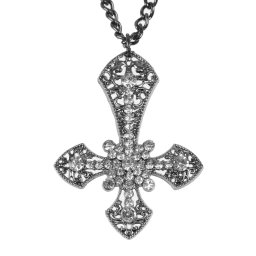 obojek Black Gothic Cross - PSY1132